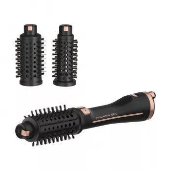 Rowenta Ultimate Experience CF9620 βούρτσα styling θερμού αέρα με λειτουργία ιόντων, 3 βαθμίδες θερμοκρασίας, μαύρο/ροζ χρυσό