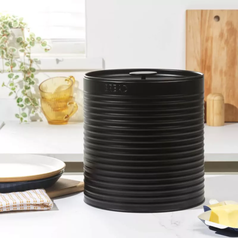 Russell Hobbs RH03269EU7 Κουτί ψωμιού με ραβδώσεις, Μαύρο
