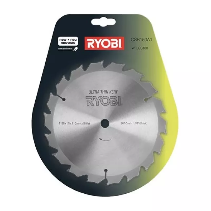 Ryobi CSB150A1 150mm TCT δίσκος πριονιού 18T