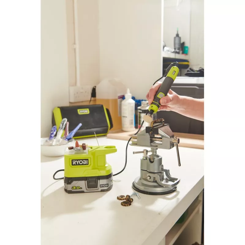 RYOBI ONE+ 18V Επαναφορτιζόμενο πολυεργαλείο RRT18-0 με 15 εξαρτήματα