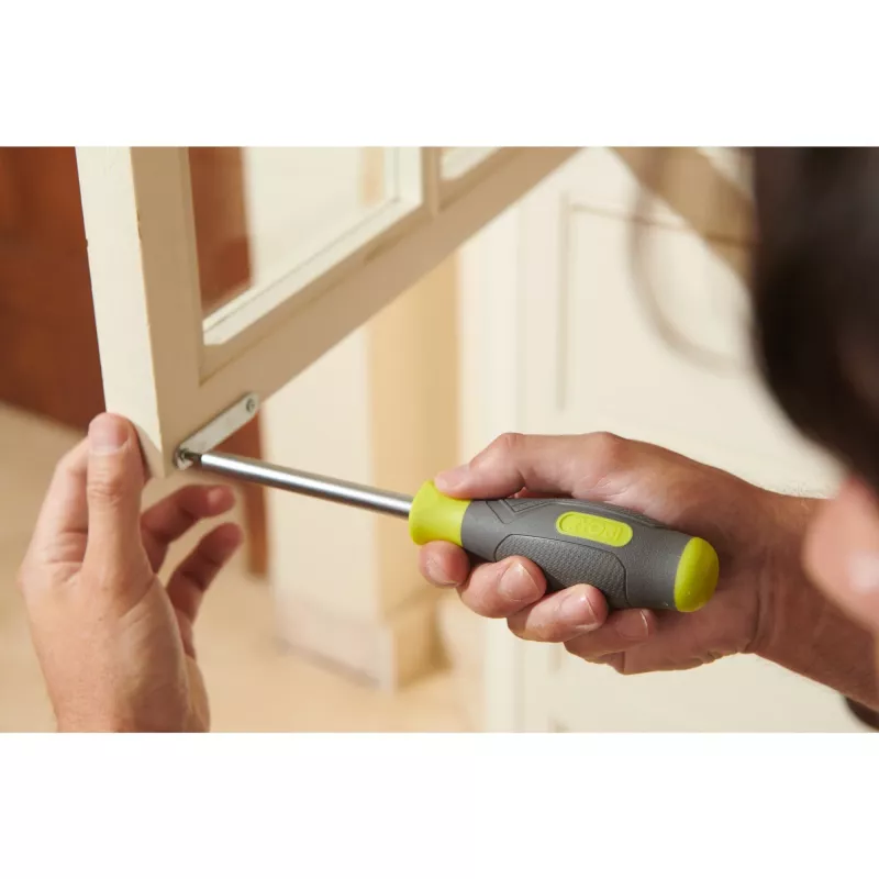 RYOBI Κατσαβίδι RSD17PCS, με Σετ 17 τεμ. Μυτών (Πράσινο/Γκρι)