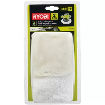 RYOBI Σετ κεφαλών κεριού και γυαλίσματος RAK2BB, 2 τεμ. (λευκό)