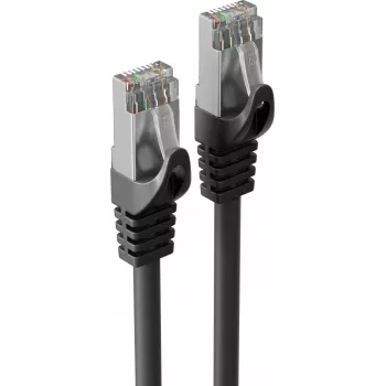S CONN MAXIMUM CONNECTIVITY Βιομηχανικό καλώδιο patch PUR Cat.7 S/FTP RJ45, μαύρο, 2,0m 08-39035