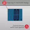 Salter 9075 SCFEU12 Max Ηλεκτρονική ψηφιακή ζυγαριά ατόμων, Ασημί