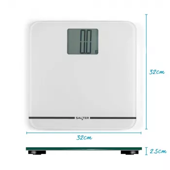 Salter 9075 WFEU12 Max Ηλεκτρονική ζυγαριά ατόμων, Λευκή
