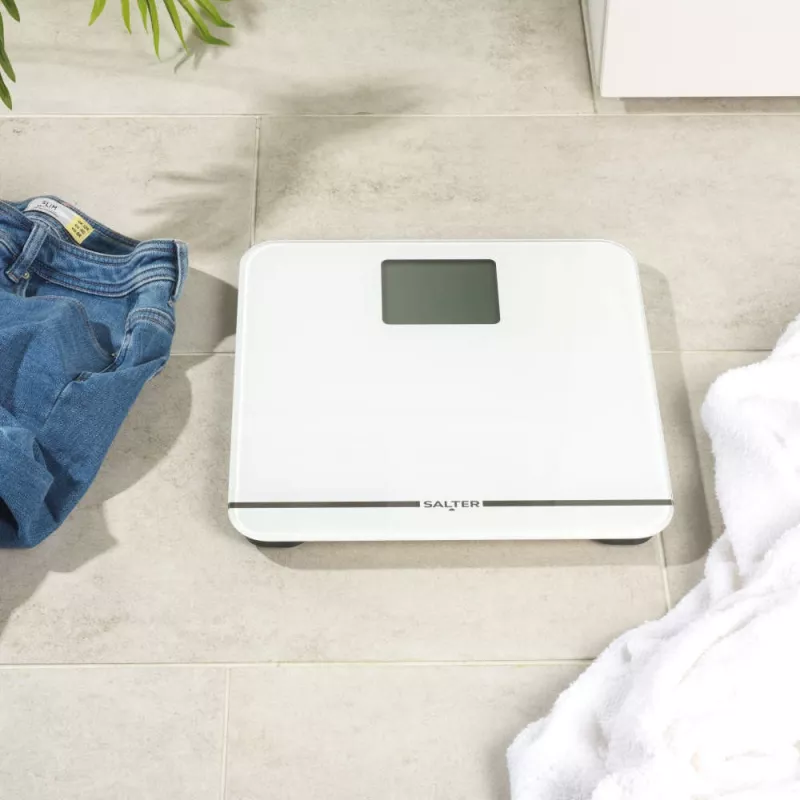 Salter 9075 WFEU12 Max Ηλεκτρονική ζυγαριά ατόμων, Λευκή