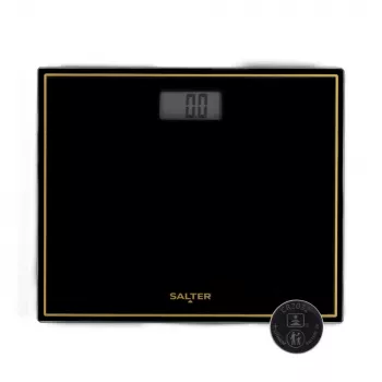 Salter 9207 BGHCFEU12 Συμπαγής ηλεκτρονική ζυγαριά μπάνιου, Μαύρη