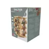 Salter BW14238 περιστρεφόμενο ράφι μπαχαρικών από μπαμπού με 12 γυάλινα βάζα