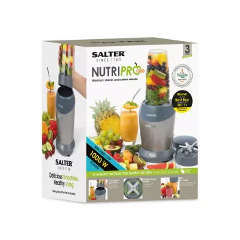 Salter EK2002V4SILVERFVDE NutriPro Μπλέντερ 1000W