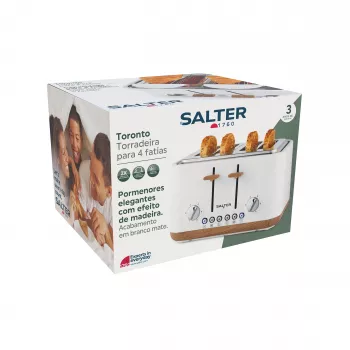 Salter EK5823WHTVDE Toronto Φρυγανιέρα 4 φετών
