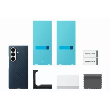 Samsung Carbon Magnet Case για Galaxy Fold 8 Ultra, Navy
