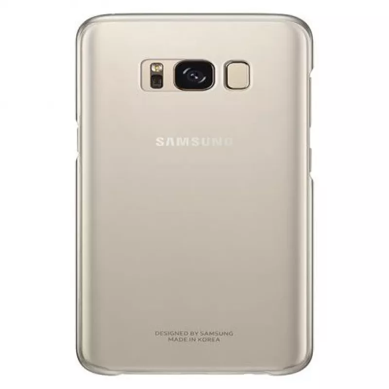 Samsung Clear Cover για Galaxy S8+ G955 Χρυσό