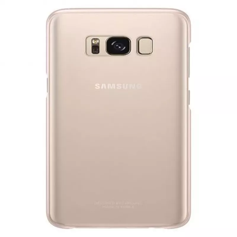 Samsung Clear Cover για Galaxy S8+ G955 ροζ