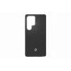 Samsung Enzo θήκη Aramid για Galaxy S25 Ultra – μαύρο ασημί