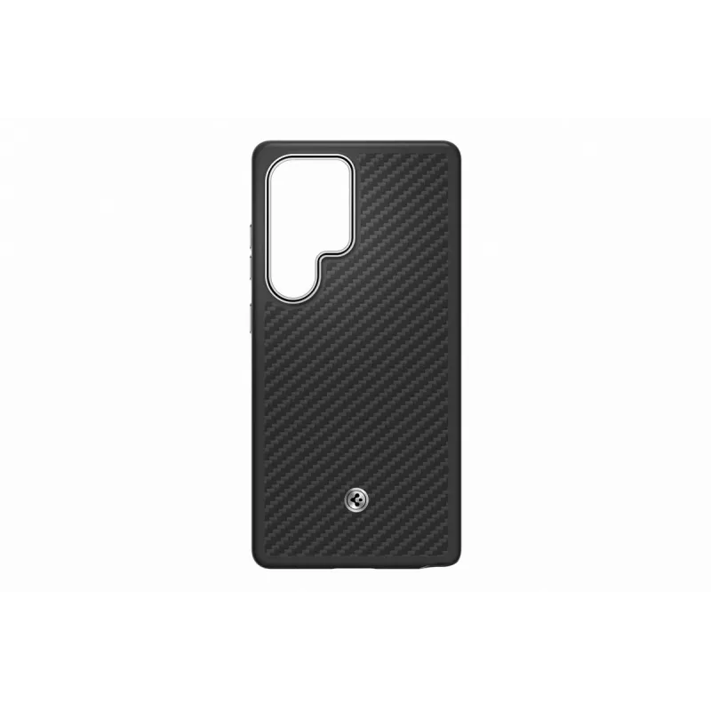 Samsung Enzo θήκη Aramid για Galaxy S25 Ultra – μαύρο ασημί