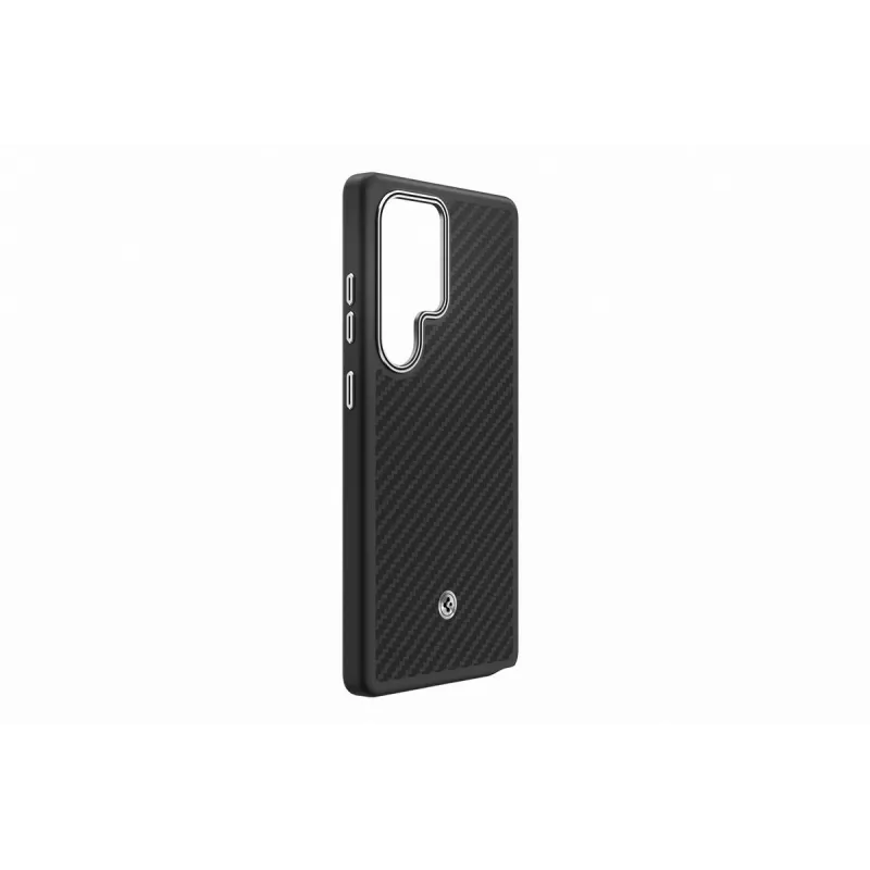 Samsung Enzo θήκη Aramid για Galaxy S25 Ultra – μαύρο ασημί