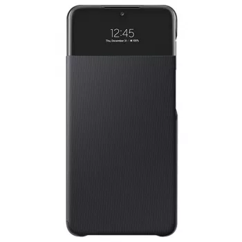 Samsung Galaxy A42 5G Smart S View Wallet Cover Μαύρο