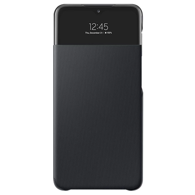 Samsung Galaxy A42 5G Smart S View Wallet Cover Μαύρο