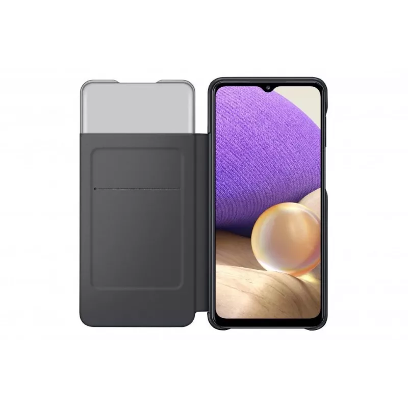 Samsung Galaxy A42 5G Smart S View Wallet Cover Μαύρο