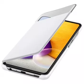 Samsung Galaxy A72 Smart S View Wallet Θήκη Λευκό