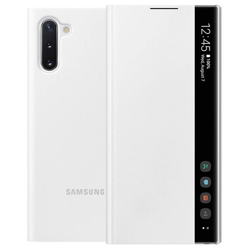 Samsung Galaxy Note 10 Clear View Cover Λευκό