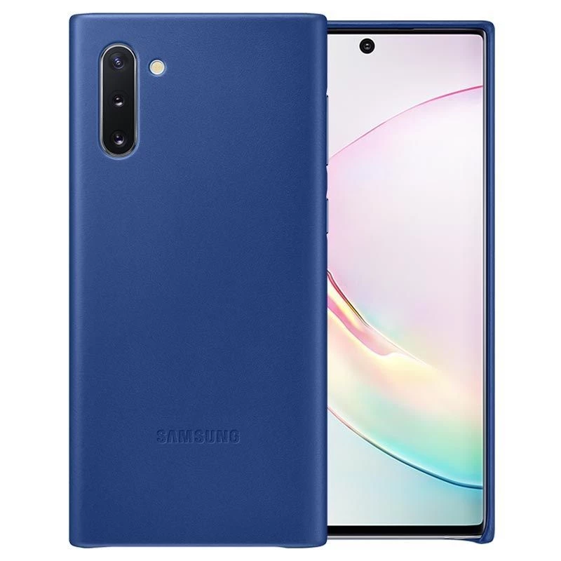 Samsung Galaxy Note 10 Δερμάτινη Θήκη Μπλε