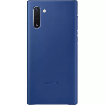 Samsung Galaxy Note 10 Δερμάτινη Θήκη Μπλε
