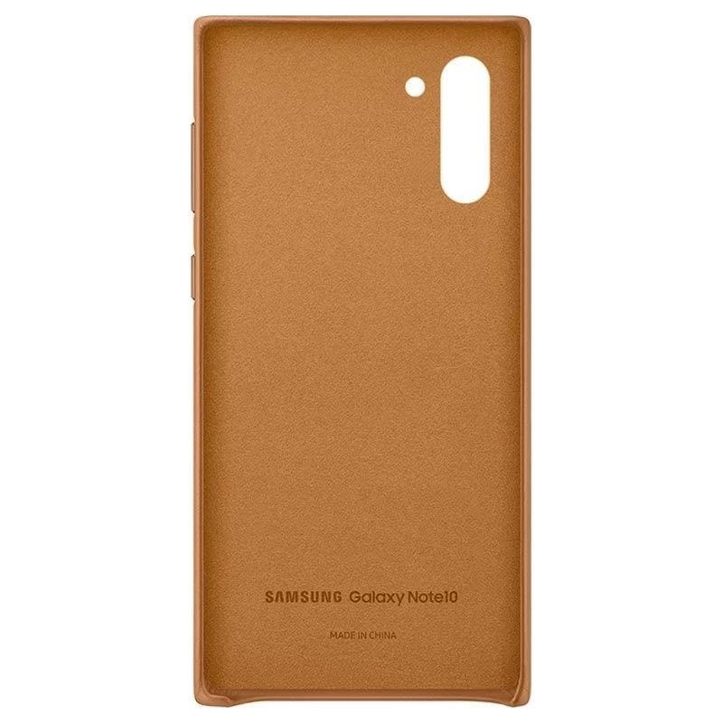 Samsung Galaxy Note 10 Θήκη Δέρματος Camel