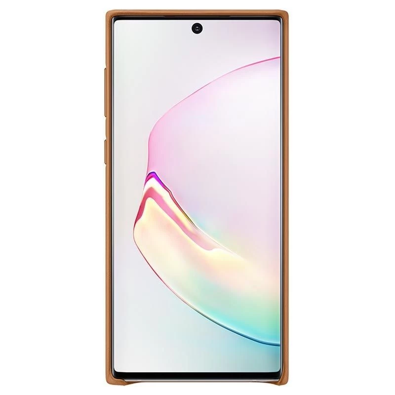 Samsung Galaxy Note 10 Θήκη Δέρματος Camel