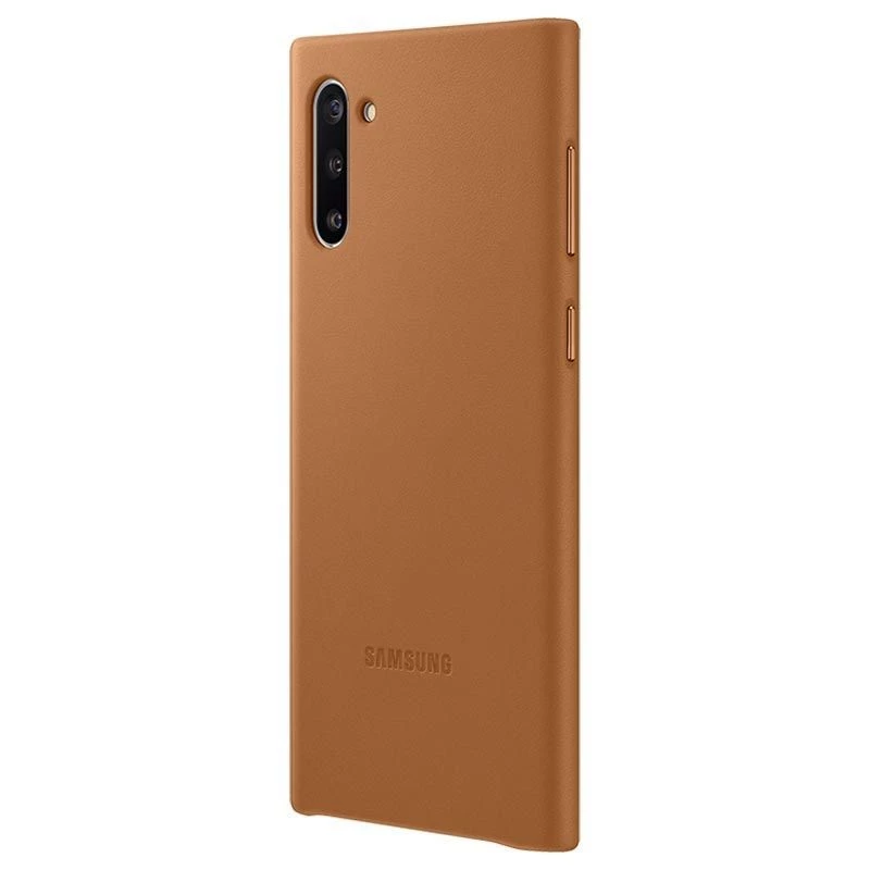 Samsung Galaxy Note 10 Θήκη Δέρματος Camel