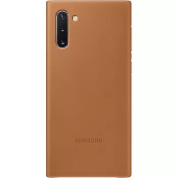 Samsung Galaxy Note 10 Θήκη Δέρματος Camel