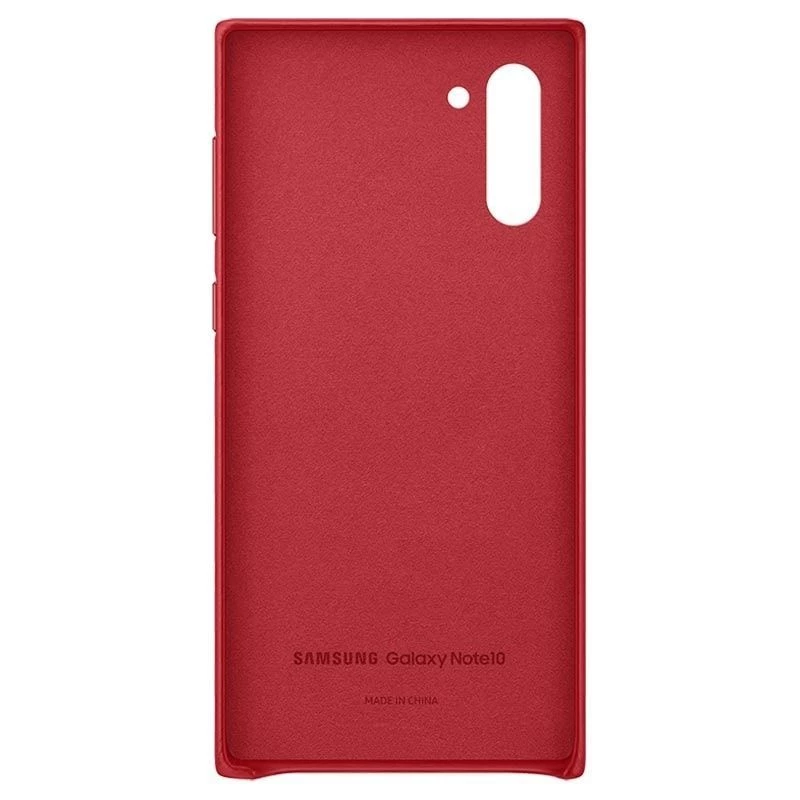 Samsung Galaxy Note 10 Δερμάτινη Θήκη Κόκκινο