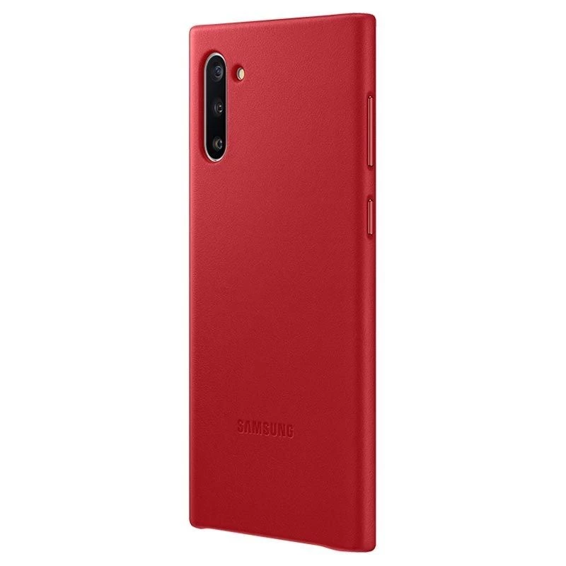 Samsung Galaxy Note 10 Δερμάτινη Θήκη Κόκκινο