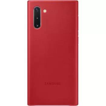 Samsung Galaxy Note 10 Δερμάτινη Θήκη Κόκκινο