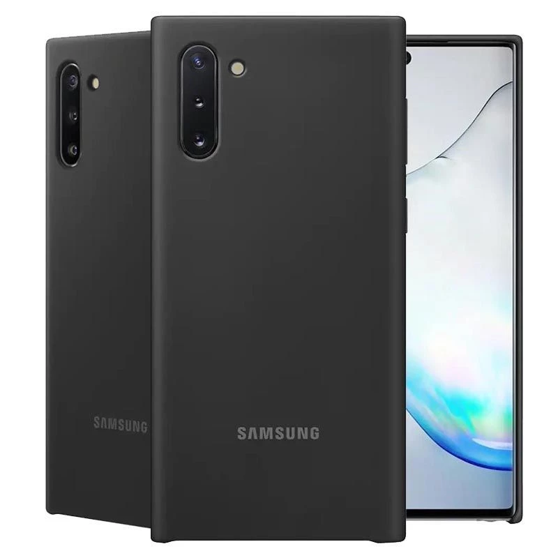 Samsung Galaxy Note 10 Θήκη Σιλικόνης Μαύρο