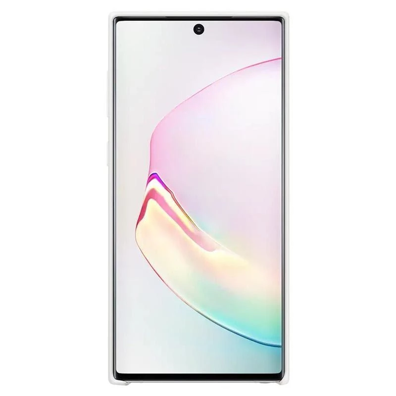 Samsung Galaxy Note 10 Θήκη Σιλικόνης Λευκή
