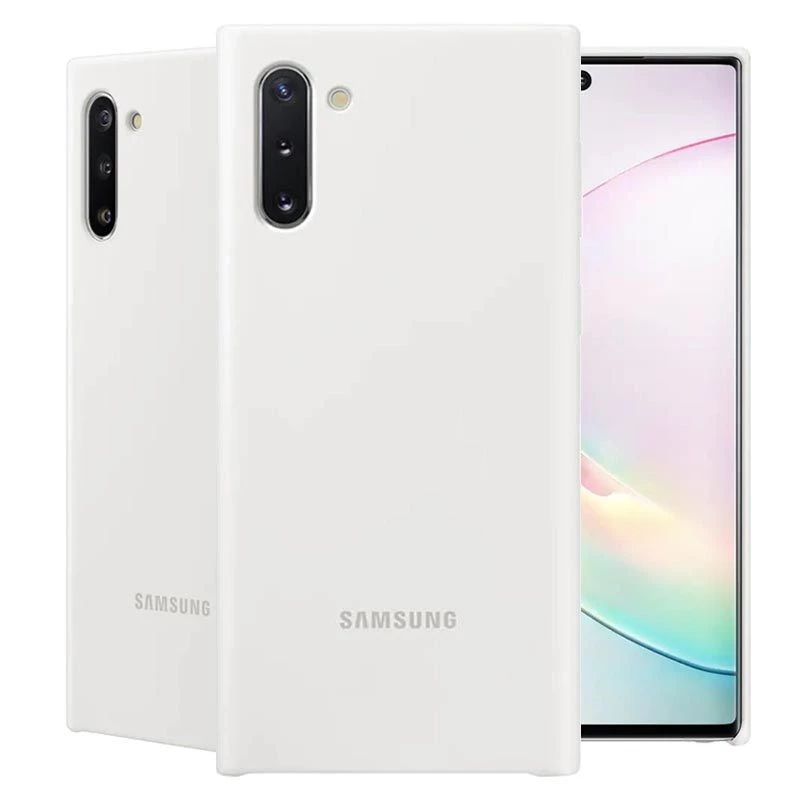 Samsung Galaxy Note 10 Θήκη Σιλικόνης Λευκή