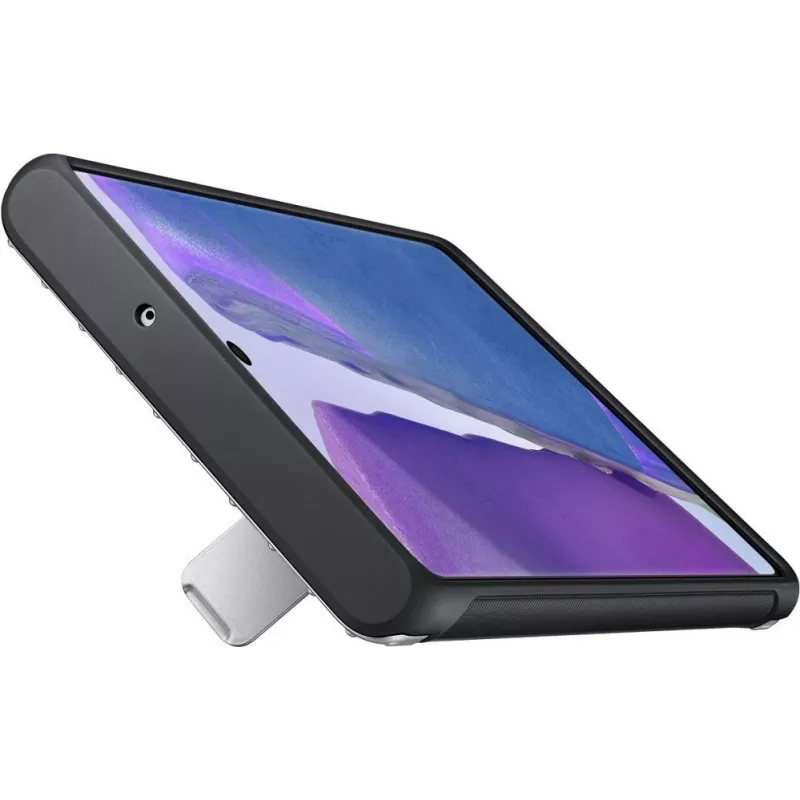 Samsung Galaxy Note 20 / Note 20 5G Protective Standing Θήκη Ασημί