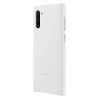 Samsung Galaxy Note10 δερμάτινη θήκη λευκό