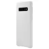 Samsung Galaxy S10 Δερμάτινη θήκη Λευκό