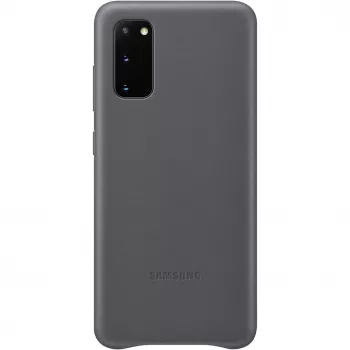 Samsung Galaxy S20 Δερμάτινη θήκη Γκρι