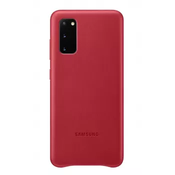 Samsung Galaxy S20 Δερμάτινη Θήκη Κόκκινο