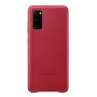 Samsung Galaxy S20 Δερμάτινη Θήκη Κόκκινο