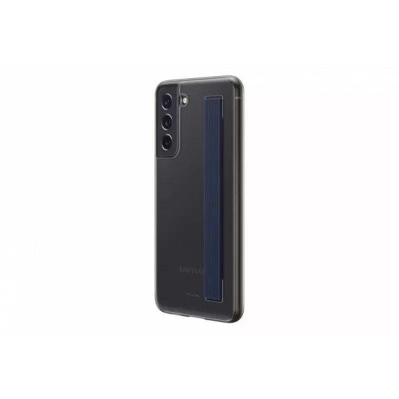 Samsung Galaxy S21 FE Clear Strap Θήκη Σκούρο Γκρι