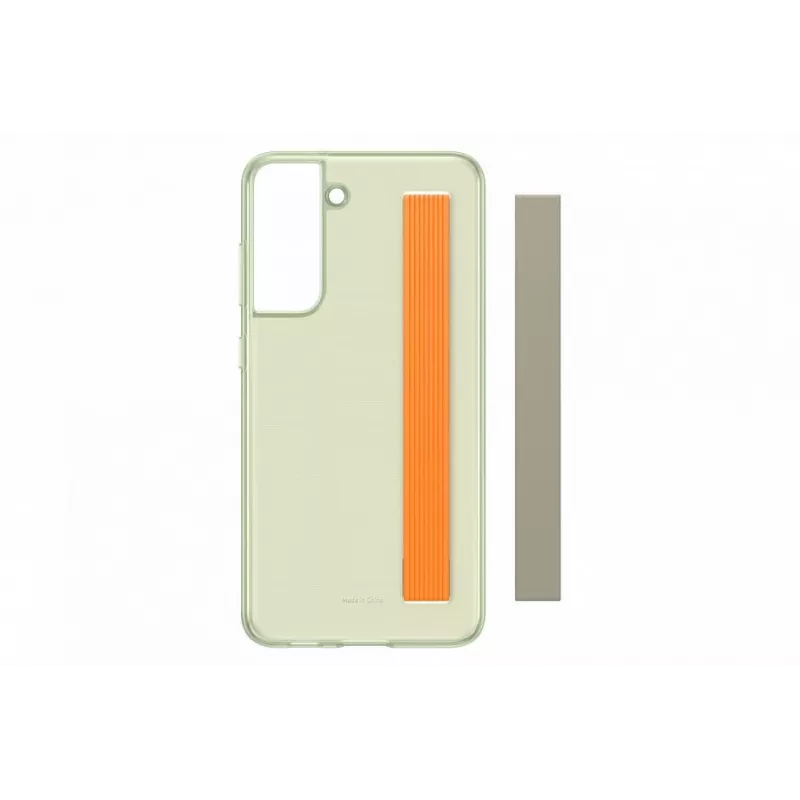 Samsung Galaxy S21 FE Clear Strap Θήκη Πλάτης Olive Green