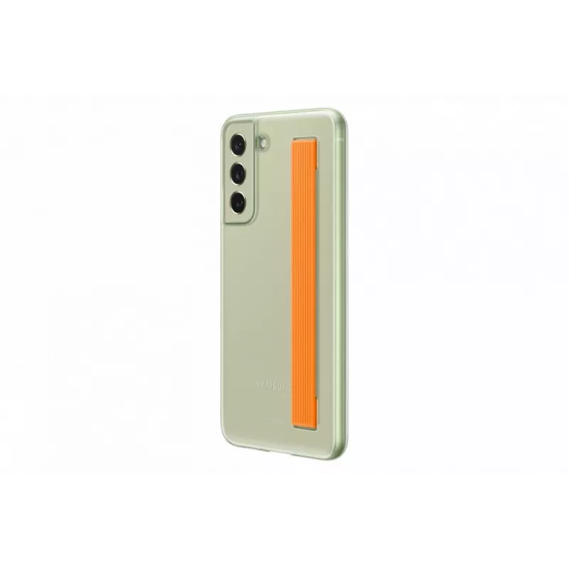 Samsung Galaxy S21 FE Clear Strap Θήκη Πλάτης Olive Green