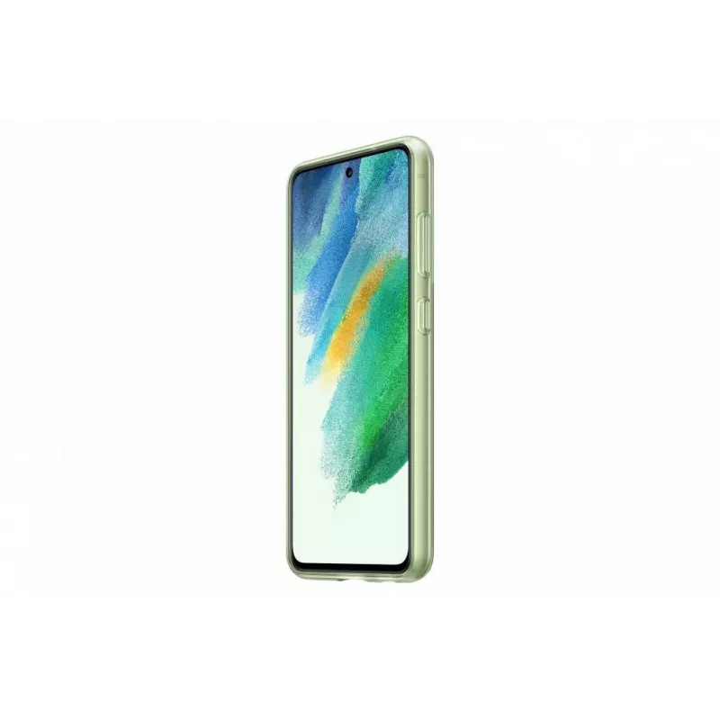 Samsung Galaxy S21 FE Clear Strap Θήκη Πλάτης Olive Green
