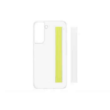 Samsung Galaxy S21 FE Διάφανη θήκη με λουράκι λευκό