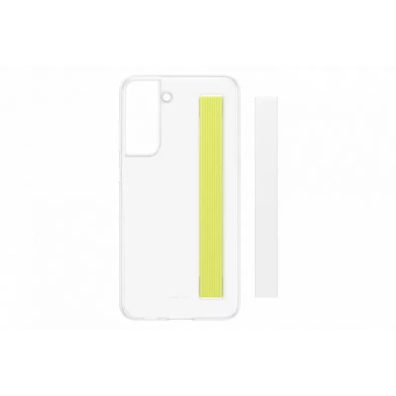 Samsung Galaxy S21 FE Διάφανη θήκη με λουράκι λευκό
