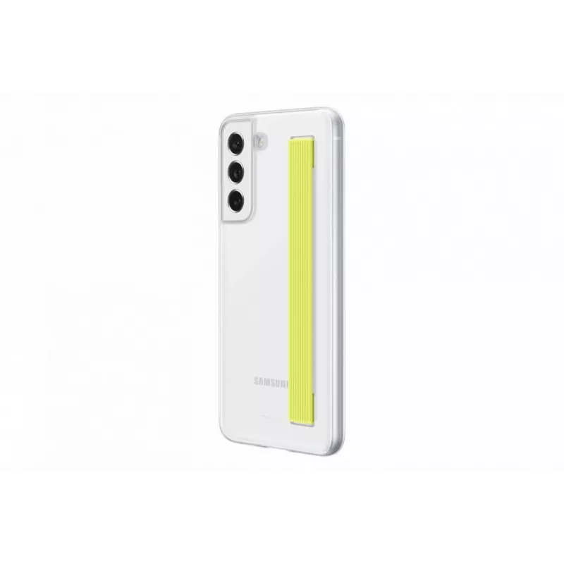 Samsung Galaxy S21 FE Διάφανη θήκη με λουράκι λευκό
